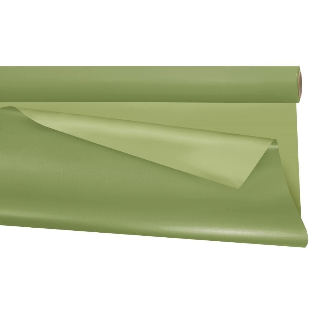ROTOLO POLIPROPILENE VERDE MENTA VERDE SCURO DOUBLE FACE 100X25